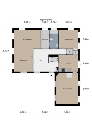 Floorplan - Pater Janssenstraat 2, 6291 LB Vaals